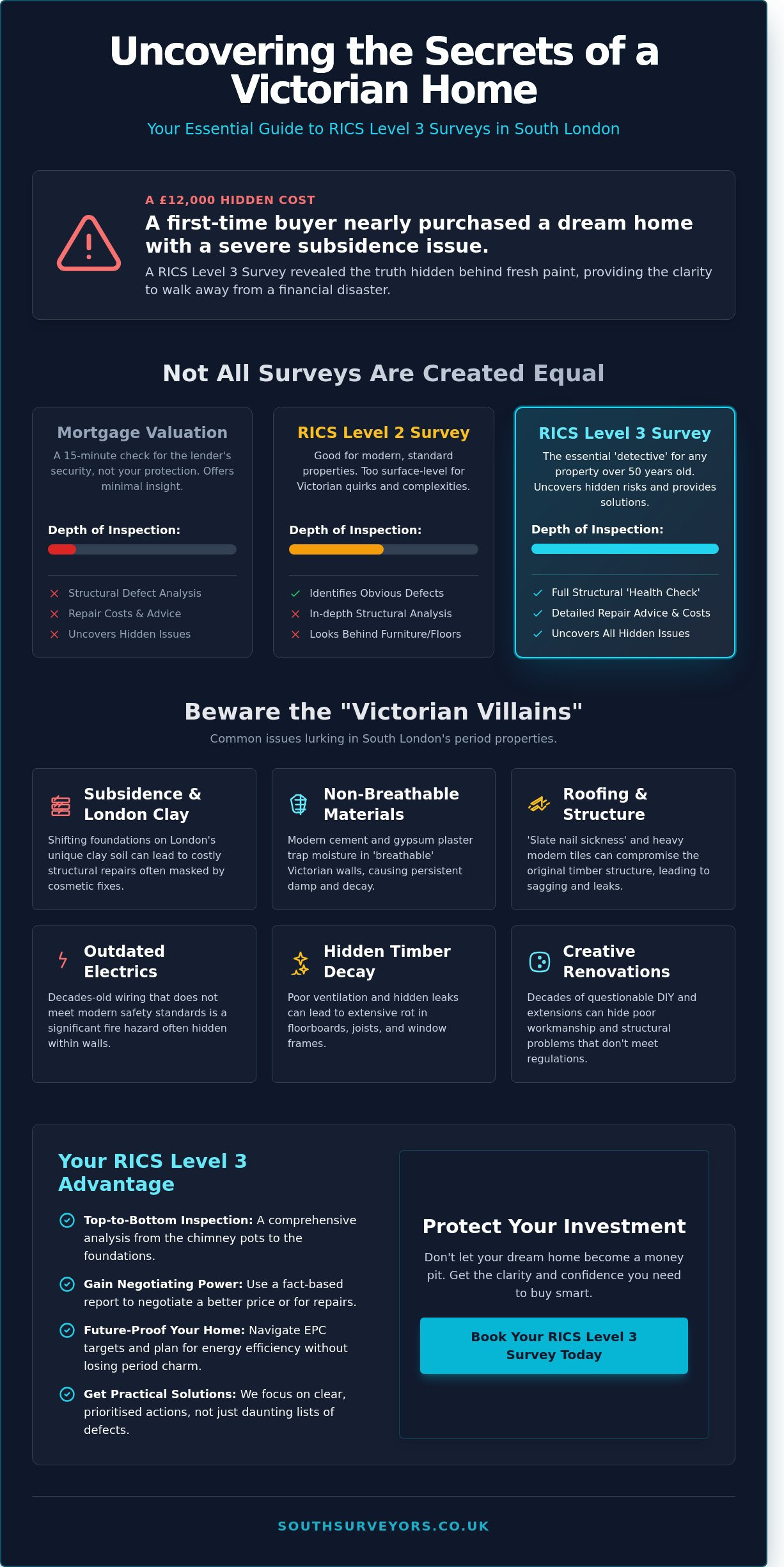 Survey for Victorian House: The Ultimate Guide to South London’s Period Gems