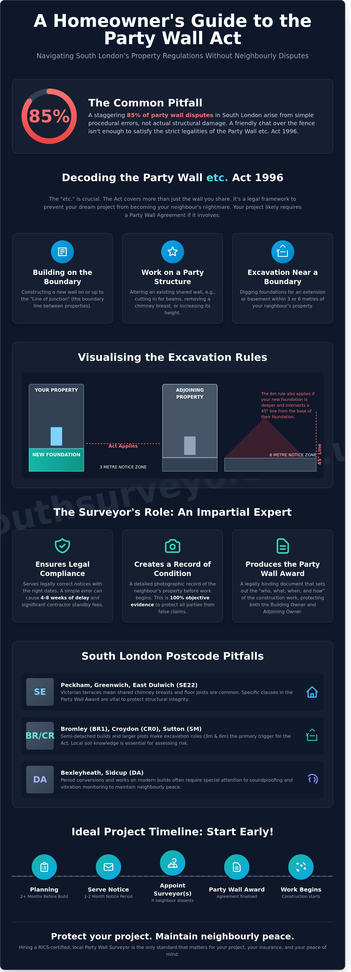 Surveyor for Party Wall Agreement South London: The No-Nonsense 2026 Guide