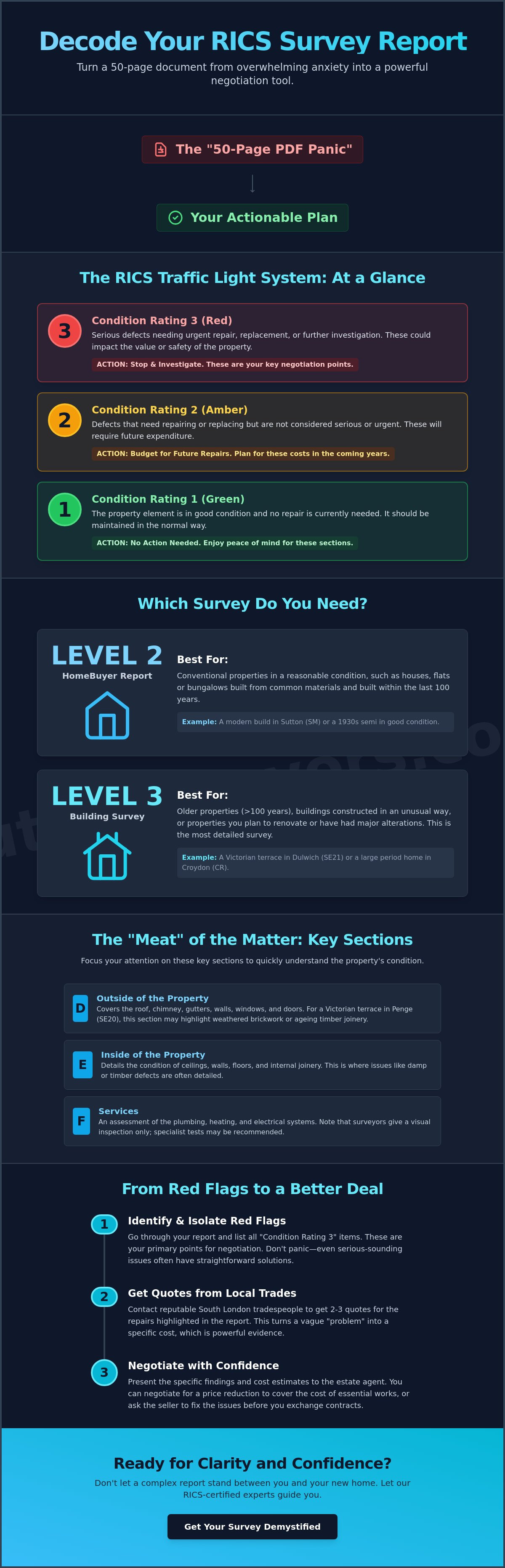 Understanding Your RICS Survey Report: A No-Nonsense Guide for South London Buyers