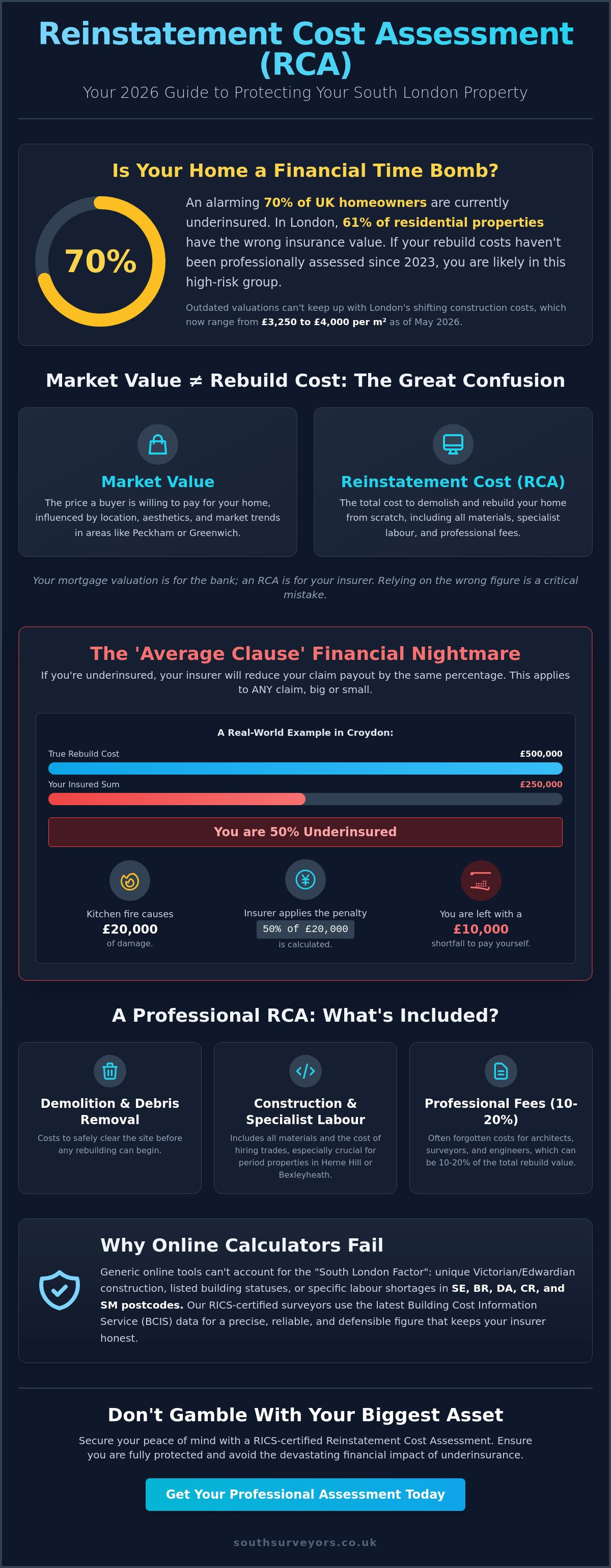 Don't Get Caught Short: The South London Guide to Reinstatement Cost Assessments in 2026