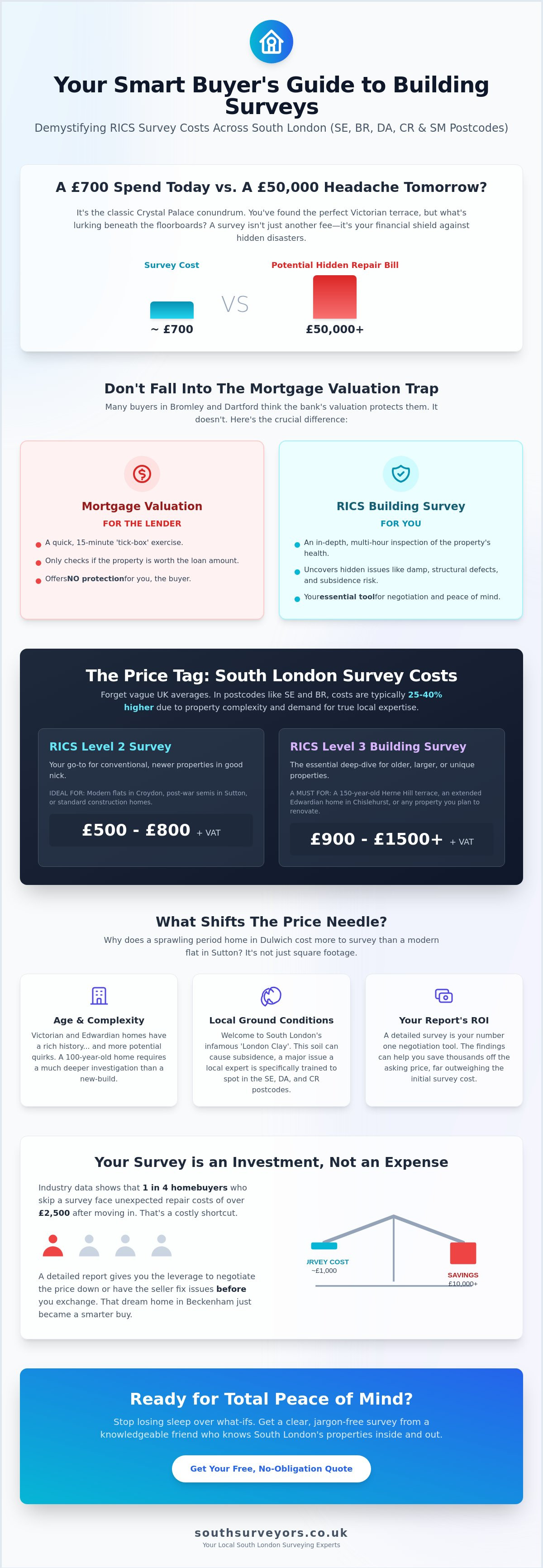 How Much Does a Building Survey Cost in South London? (2026 Price Guide)