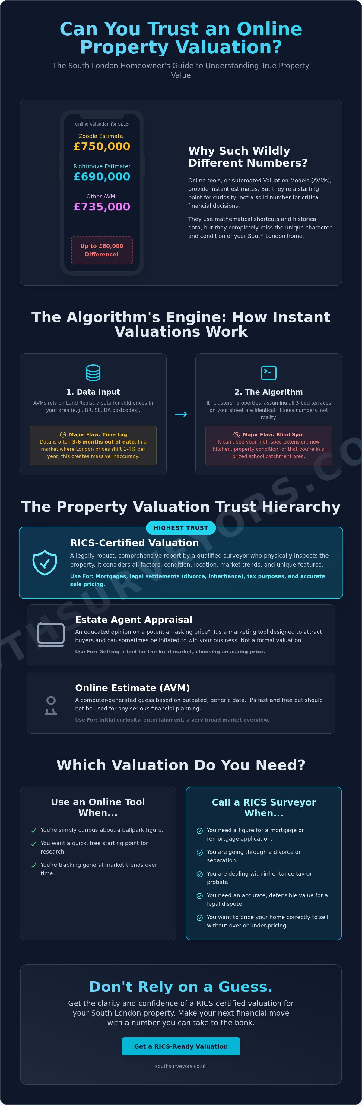 Can I Trust an Online Property Valuation? The Truth for South London Homeowners