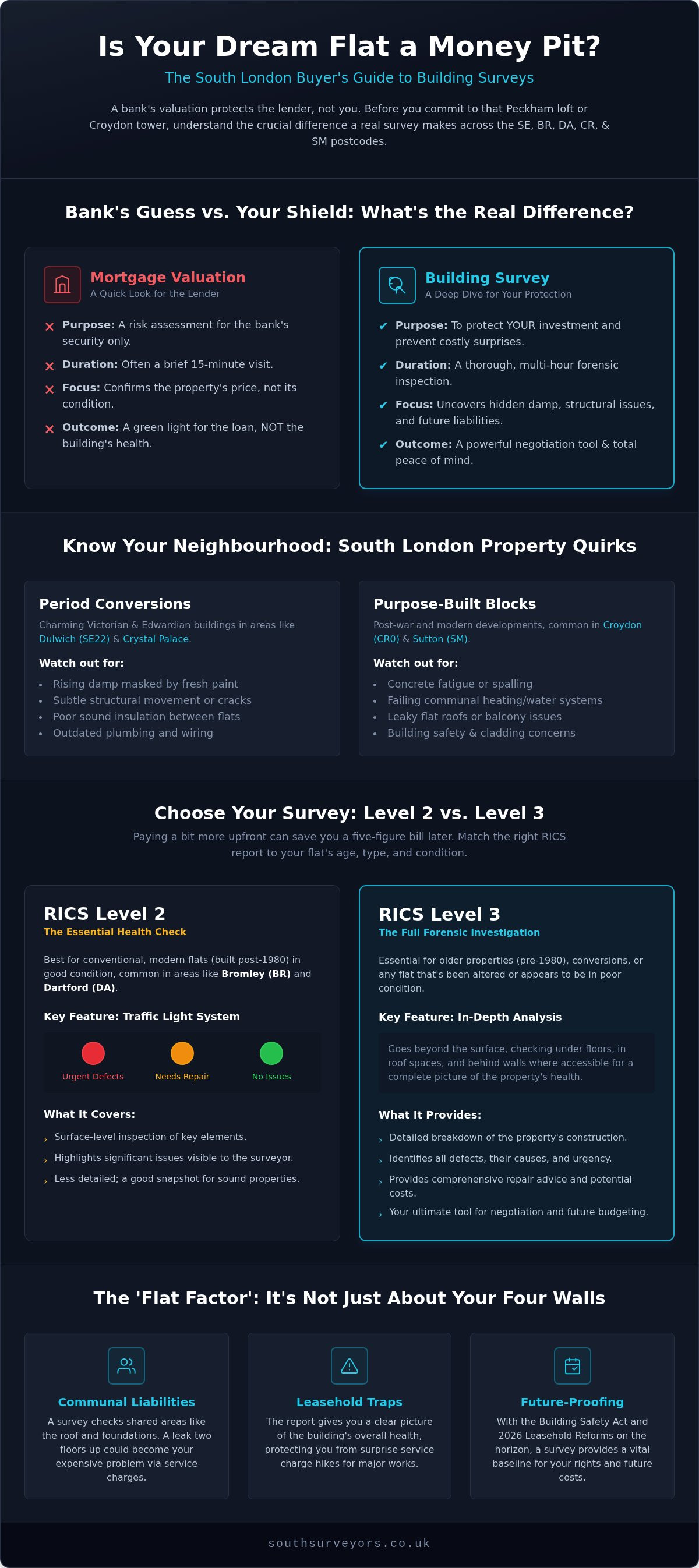 South London Flat Survey: 2026 Guide to Avoiding Money Pits